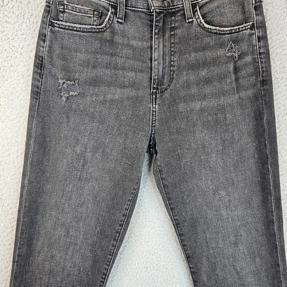 Joe's Womens High Rise Lilibet Straight Leg Jeans Sz 25x27 Distressed Stretch - Picture 4 of 14